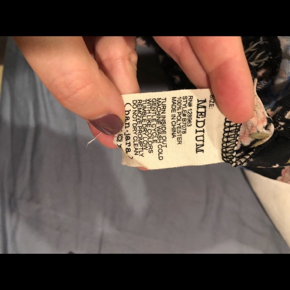 Ban Jara Floral Long Sleeve Mini Dress - Picture 4 of 4